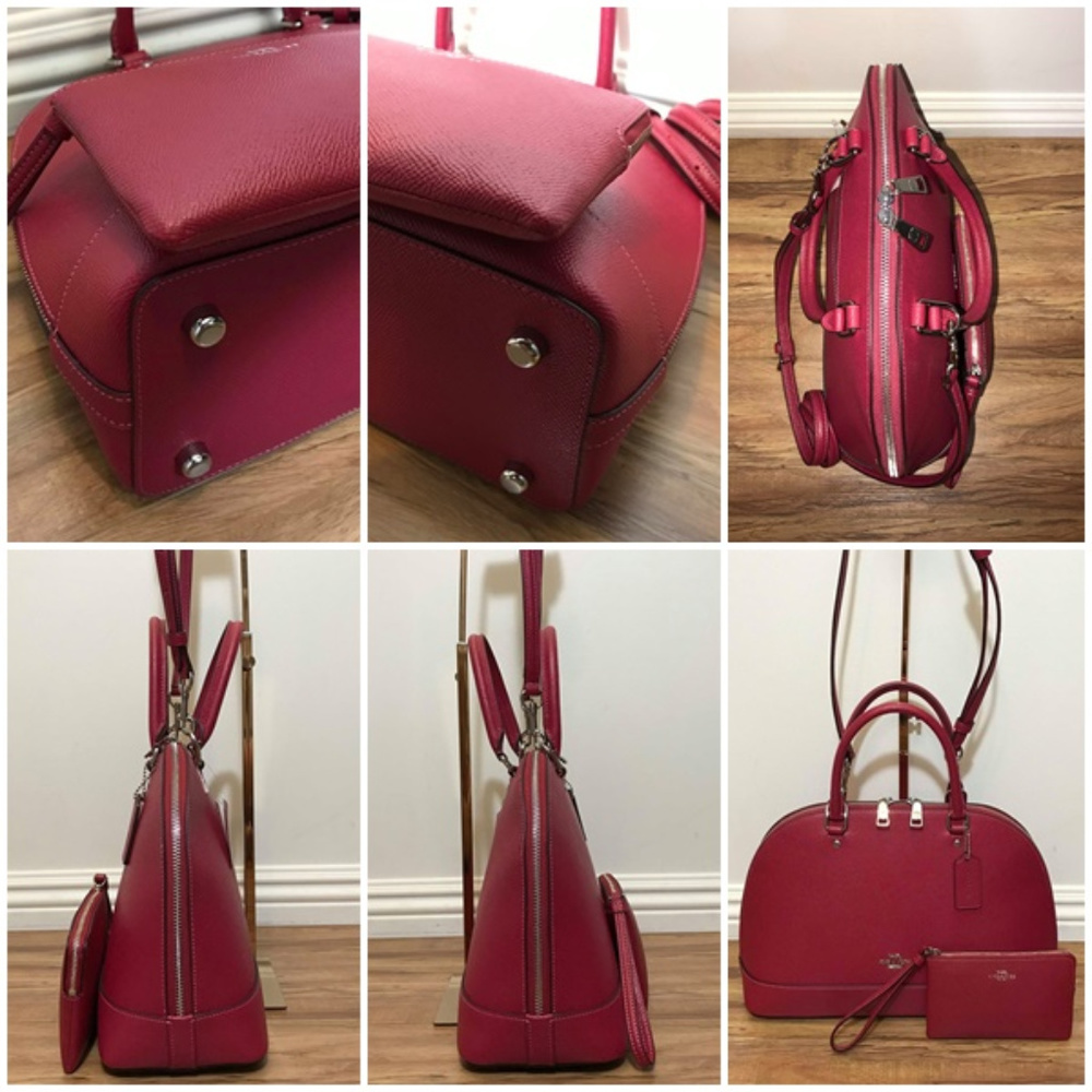 🌶Coach Crossgrain Leather Purse & Wristlet🌶 - Picture 3 of 13